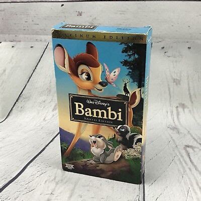 Disney S Bambi Special Platinum Edition Vhs Tape Ebay