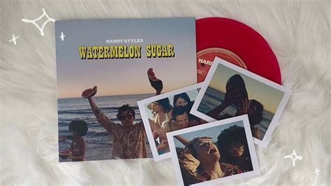 Harry Styles Watermelon Sugar Vinyl Unboxing Youtube