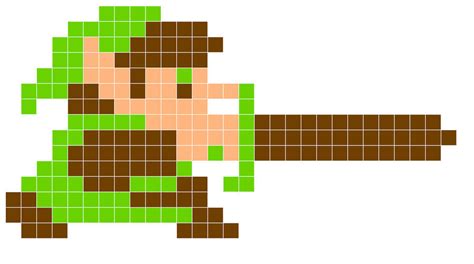 Link 8 bits by pipedrummer on DeviantArt