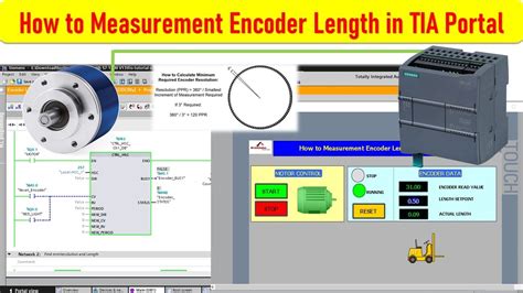 How To Measurement Encoder Length In Tia Portal With Plc S Him