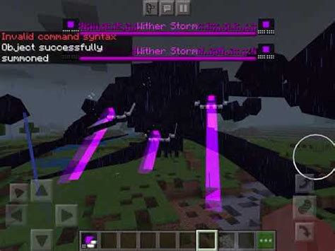 How To Make Wither Storm Easy MCPE YouTube