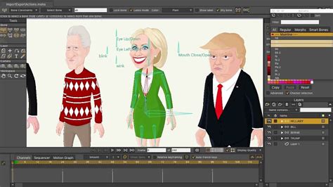 Moho Pro 12 Anime Studio Import And Export Actions Tutorial
