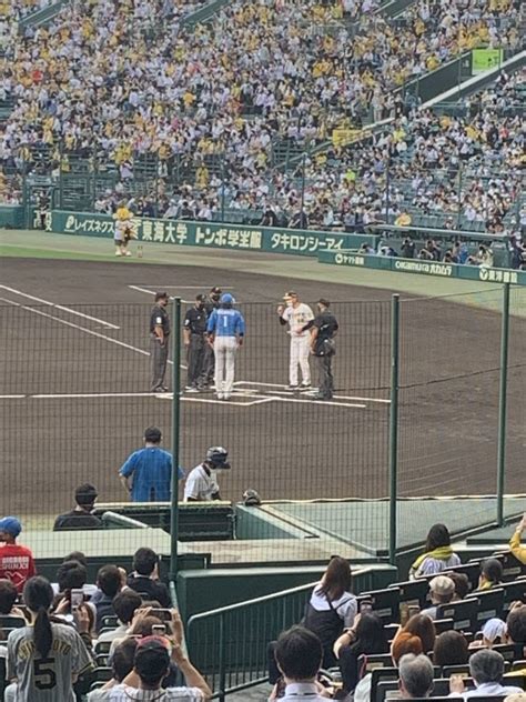 Yahooオークション 甲子園球場 9月1日（木）阪神vs広島 3塁側 ブ