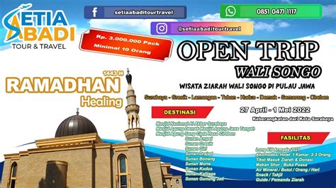 Paket Perjalanan Religi ke Makam Wali Songo (5 Hari) - Setia Abadi