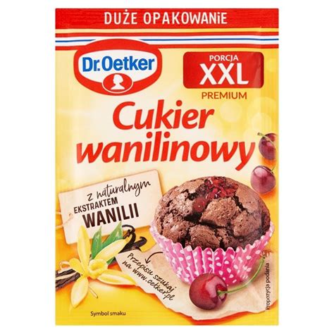 Dr Oetker Cukier Wanilinowy Porcja Xxl Premium 43 G Zakupy Online Z