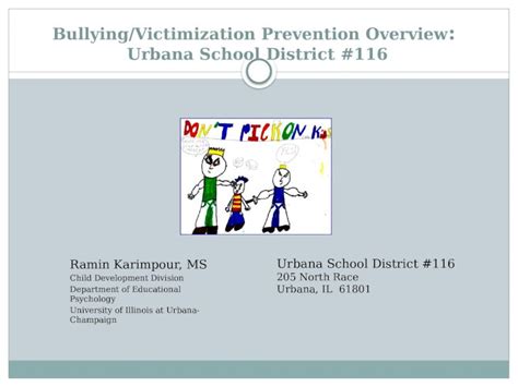 (PPTX) Bullying/Victimization Prevention Overview : Urbana School District #116 - DOKUMEN.TIPS