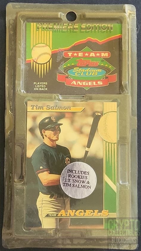 Topps Team Stadium Club Angels Premiere Edition 1993 Baseball Cards Etsy