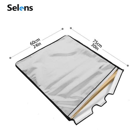 Selens Stainless Flag Panel Cloth 4 In 1 Reflector Diffuser For Photo