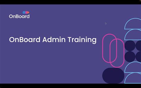 Onboard Webinars Admin Training On Vimeo