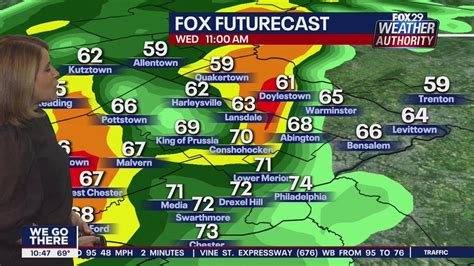 Fox 29 Weather Authority 7 Day Forecast 10 P M Fox 29 Philadelphia