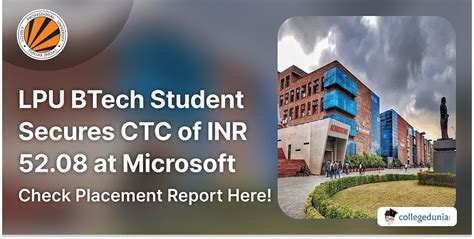 Lpu Placement Drive 2024 Btech Cse Student Secured Inr 5208 Lpa Ctc