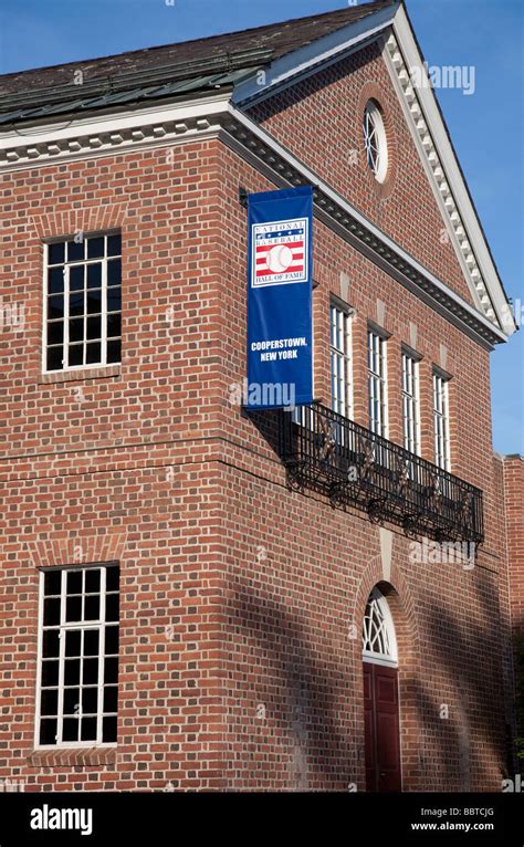 "National Baseball Hall of Fame and Museum, Cooperstown, NY Stock Photo ...