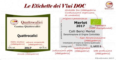 Le Etichette Dei Vini Quattrocalici Conoscere Il Vino