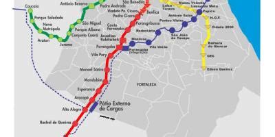 Fortaleza Mapa Mapas De Fortaleza Cear Brasil