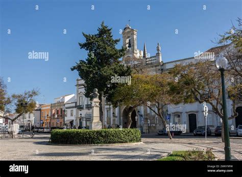Monumental Neo Classical Arch Arco Da Vila Entrance To The Old Town