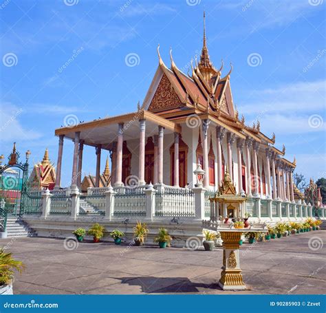 Silver Pagoda In Phnom Penh Cambodia Stock Image Image Of Monument