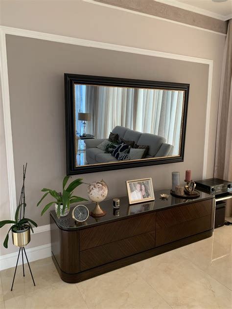 50 Inch Samsung Qe50q60 Framed Mirror Tv Tv In Disguise