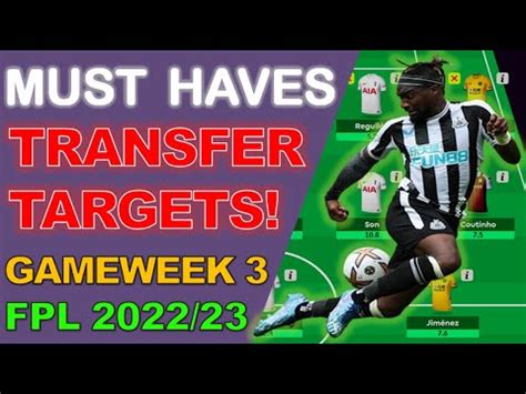 Fpl Transfer Tips Gw Best Players To Buy Gameweek Fantasy