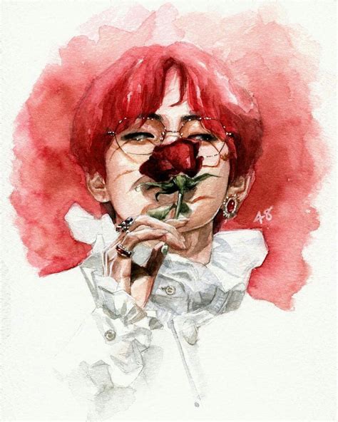 Taehyung Fanart Bts Taehyung Desenho Fan Art Bts Fan Art Bts