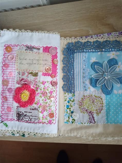 Pin By Mary Lou On Slow Stitching Fabric Journals Slow Stitching