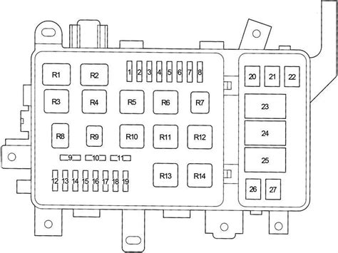 Fuse Box Diagram Toyota Land Cruiser 105 100 And Relay With Assignment And Location