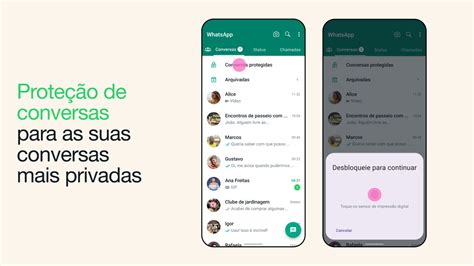 WhatsApp Agora Permite Proteger Conversas Senha