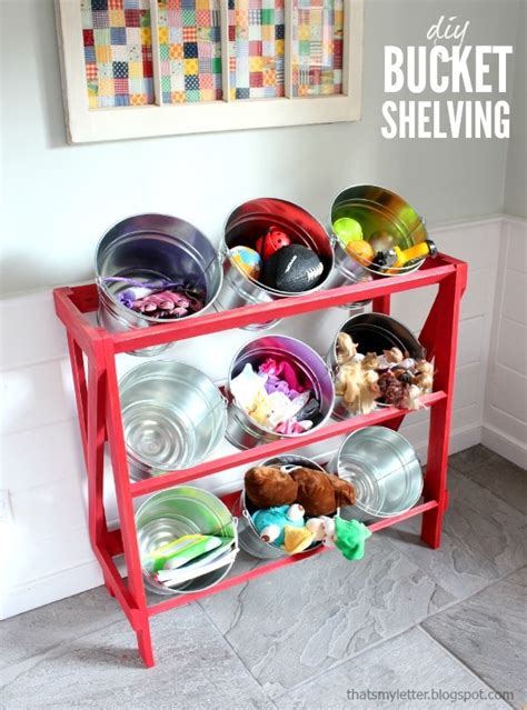 DIY Bucket Shelving - Jaime Costiglio