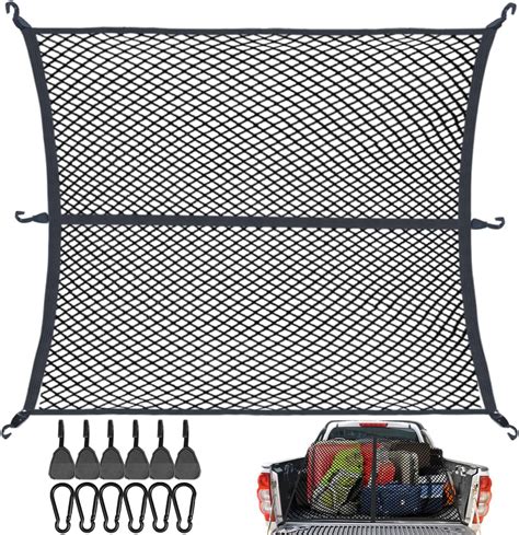 Amazon Highly Elastic Cargo Net For Pickup Truck Bed Truck Bed Net