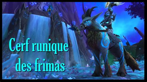 Cerf Runique Des Frimas Elite Monture Wow Winterborn Runestag Youtube