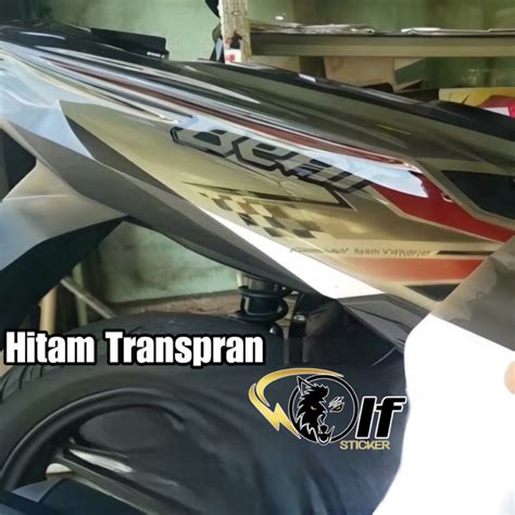 Jual Skotlet Hitam Transparan Hitam Doff Hitam Glossy Scotlet Hitam