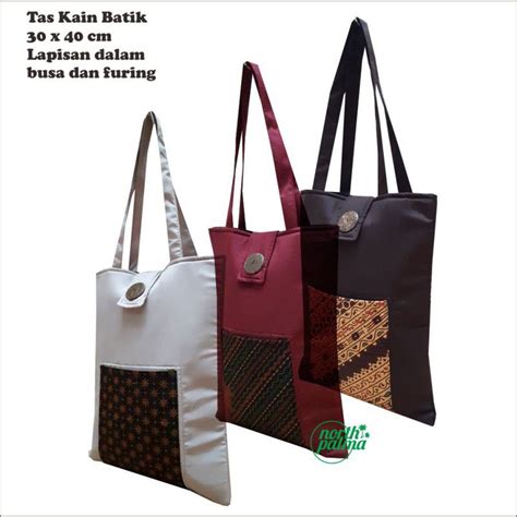 Tas Blacu Batik Tote Bag Souvenir Seminar Po