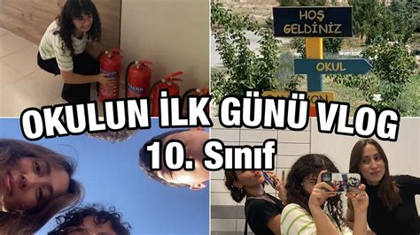 LİSENİN İLK GÜNÜ VLOG 10 SINIF LİSE OKULA DÖNÜŞ YouTube