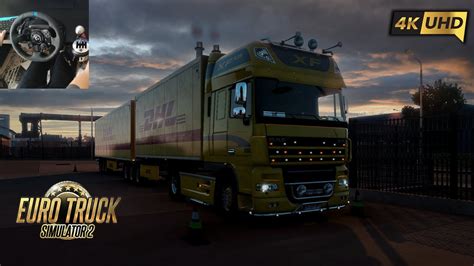 Daf Xf Dhl Double Trailer Realistic Graphics V Sound