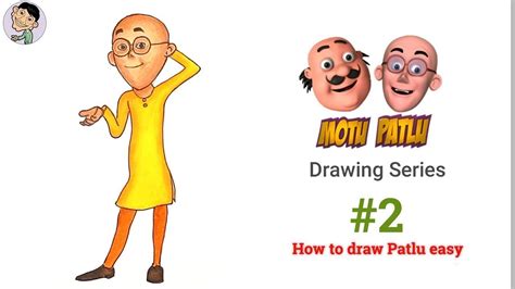 Online Classes How To Draw Patlu Easy Motu Patlu Drawing Series2