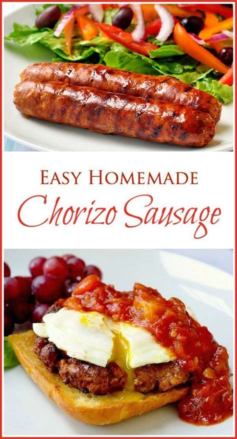 Easy Homemade Chorizo Sausage Lower Salt And No Added Preservatives Recipe Homemade Sausage