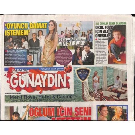 Gökçe Koleksiyon Sabah Gazetesi Günaydın Eki 30 Ağustos 2016 Fiyatı