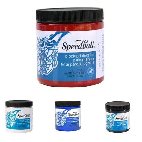 Speedball Water Soluble Block Printing Ink Oz Ml Range Sg Education