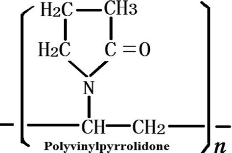 Chemical structure of PVP. | Download Scientific Diagram