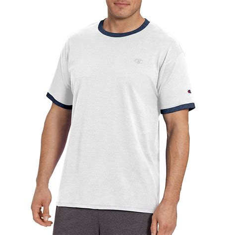 Champion Mens Classic Jersey Ringer Tee T0220