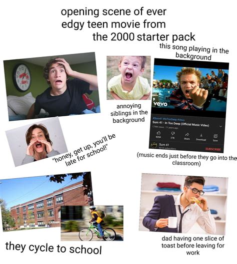 Teen Movie Starter Pack Rstarterpacks Starter Packs Know Your Meme