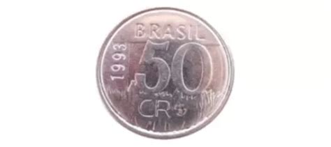 50 Cruzeiros Reais 1993 Onça Pintada Mbc MercadoLivre