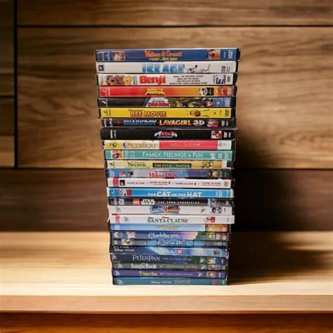 25 WALT DISNEY Pixar DreamWorks DVD Movie Lot Animated Cartoon