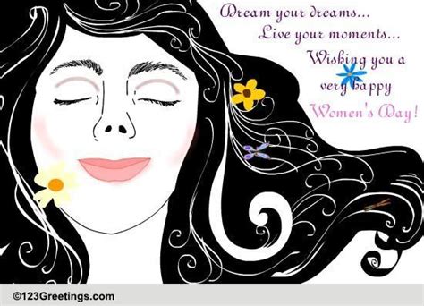 Inspiring Womens Day Wish Free Happy Womens Day Ecards 123 Greetings