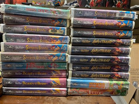 10 Classic Walt Disney Vhs Tapes From The Collectible