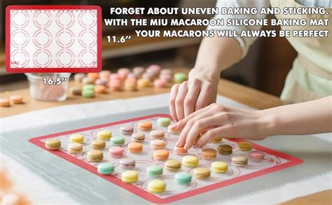 Amazon MIU Macaroon Silicone Baking Mat Non Stick Cookie Baking