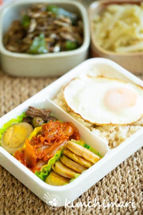 How To Pack A Korean Lunchbox Dosirak 도시락 Kimchimari