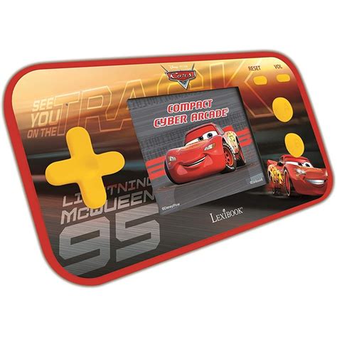 Преносима конзола Lexibook Compact Cyber Arcade Disney Cars 150 игри