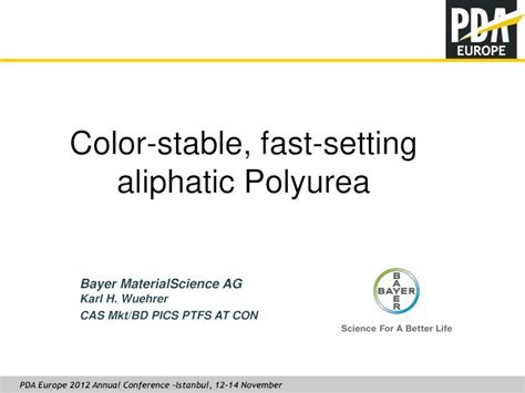 Pdf Color Stable Fast Setting Aliphatic Polyurea Pda Europepda