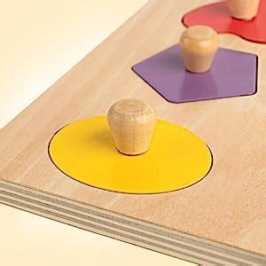 Amazon Coogam Montessori Toy Wooden Shape Peg Puzzle Fine Motor