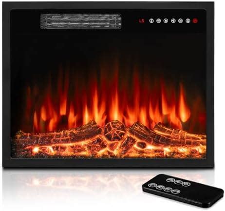 Amazon Tangkula Inch Electric Fireplace Insert Recessed